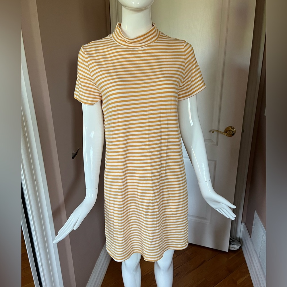 2 for $20 - Truly Madly deeply Striped Yellow and White Dress